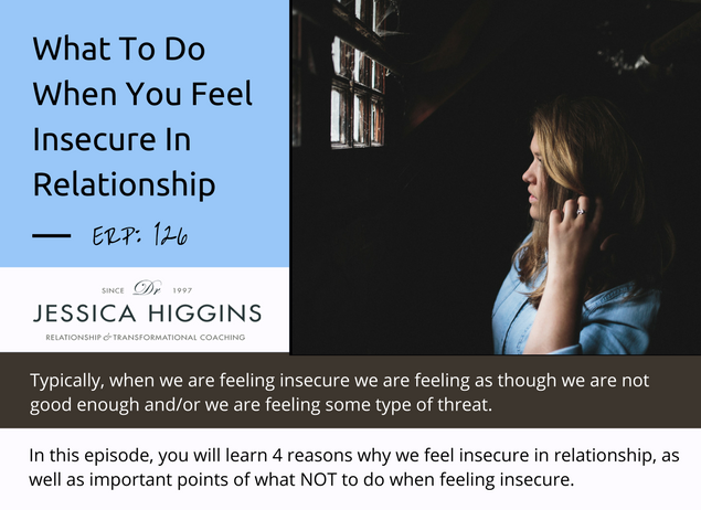 what to do when you feel insecure in a relationship